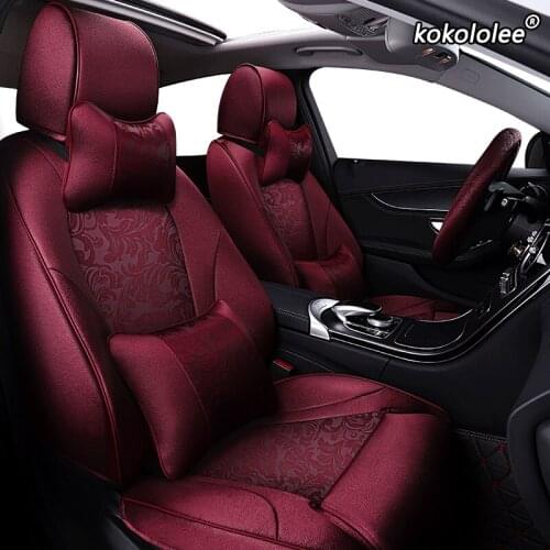 Kokololee Custom Cloth car seat covers For BMW 7 Series F01 F02 F03 F04 G11 G12 E65/66 X1 E84 F48 F49 Automobiles Seat Covers