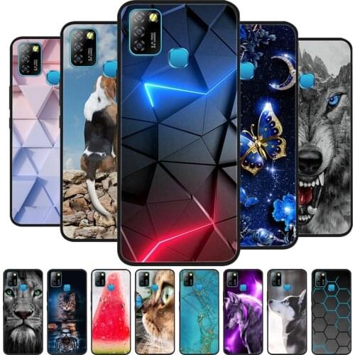 For Infinix Hot 10 Lite Case Phone Cover Silicone Soft TPU Back Cover for Infinix Hot10 Lite Global Version X657C Case Bumper