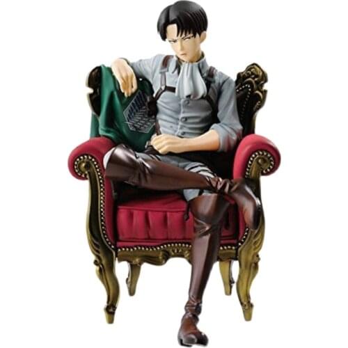 15cm Anime Figure Attack on Titan Levi Ackerman Figurine Finished Goods Model Toys Collectible Doll Gift