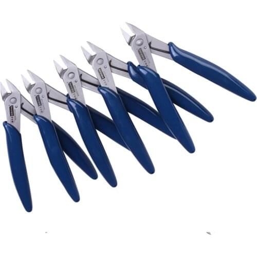 Mini Electrical Wire Cable Diagonal Pliers Cutters Cutting Side Snips Flush Anti-slip Nipper Hand Tools