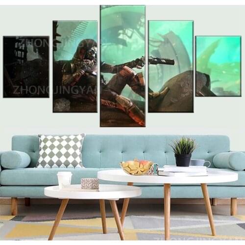 Canvas Wall Art Paintings 5 Piece Anime Posters Sharpshooter Modular Pictures Home Decor Prints For Living Room Decoration