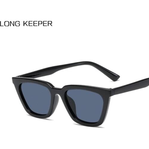LongKeeper Small Cat Eye Sunglasses Women Classic Retro Square Sun Glasses Shades Female Luxury Designer UV400 oculos feminino