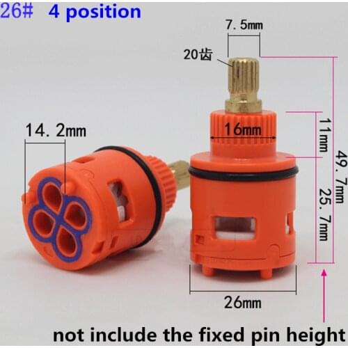 1PC Shower Room Faucet Cartridge Accessories Shower Head Bathtub Water Mixing Valve 3 Position 4 Position Concealed Installation