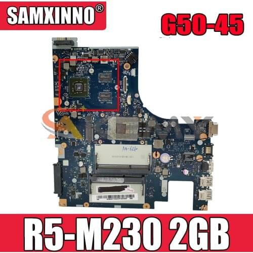 Akemy NM-A281 Mainboard For Lenovo G50-45 Laptop Motherboard ACLU5/ACLU6 NM-A281 AMD CPU GPU R5 M230 2GB Test Work 100% Original