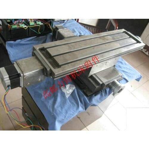 AKP-2 Precision Workbench CNC Cross Workbench Ball Screw Rod 730*210 X Stroke: 500MM Y Stroke: 210mm