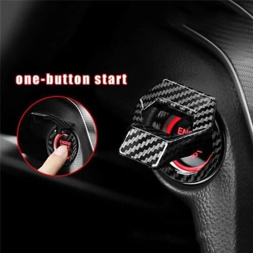 Auto Accessories Push Button Sticky Cover Car Engine Start Stop Switch Button Cover Decorative Car Interior Accessories