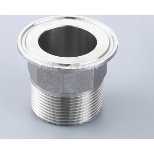 Free shipping Tri-clamp X Male adapter 1.5'' tri clamp X 1/2" BSP