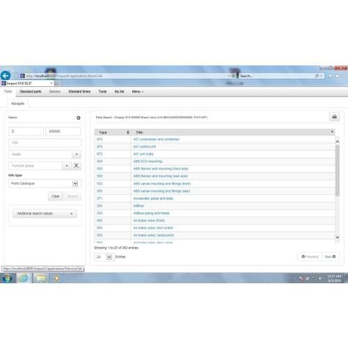 FOR Volvo Buses and Trucks EPC Impact 2019