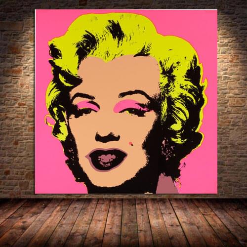 Andy Warhol Art Marilyn Monroe Sexy Women Canvas Painting Posters and Prints Wall Art for Living Room Bedroom Cuadros Unframed