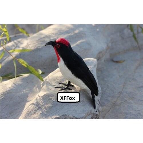 Small real life Swallow model foam&furs simulation red top bird doll gift about 16cm xf2576