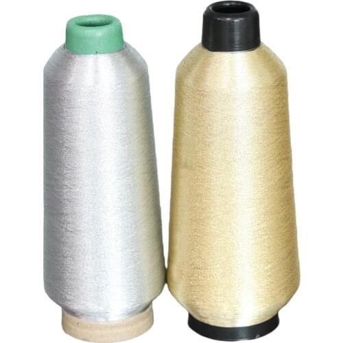 BAI Gold embroidery thread 5000 yard sewing thread, 150D/2 textile metal woven thread, DIY sewing fabric accessories clothes