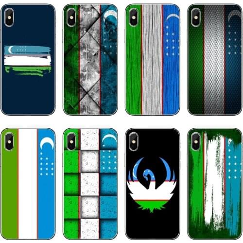 Uzbekistan flag TPU Soft Phone Case For Xiaomi Mi 11 Note 10 10T 9 9T 8 Pro A2 Lite A3 A1 Poco F1 F2 M3 X3 NFC
