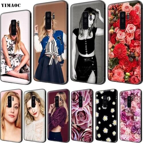 YIMAOC Lili Reinhart Soft Silicone Case for Samsung Galaxy S6 S7 Edge S8 S9 Plus A3 A5 A6 Note 8 9