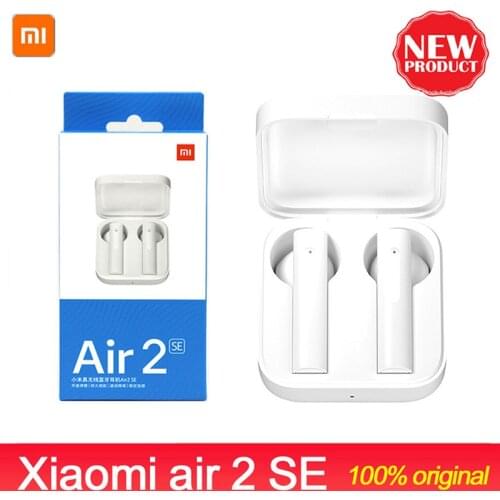 Original Air 2 SE Xiaomi AirDots True Wireless Bluetooth Headset Sports Active Noise Reduction AI Control Earplugs Super stereo