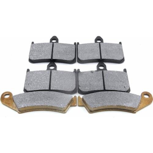 Front+Rear Brake Pads Set Fit For Honda NSR250RR R2R MC28 VTR400 R NC30 RVF400 VFR400 RVF750 VFR750