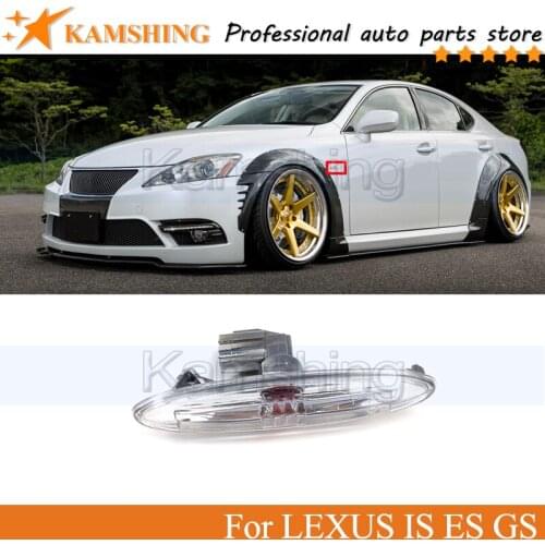 Kamshing Front Turn signal lamp light For LEXUS IS ES GS Head light Marker Corner light Bumper light