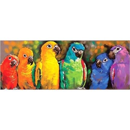 Parrots 5D Full Drill Diamond Painting Embroidery Cross Stitch Kits DIY Rhinestone Crystal Home Decor