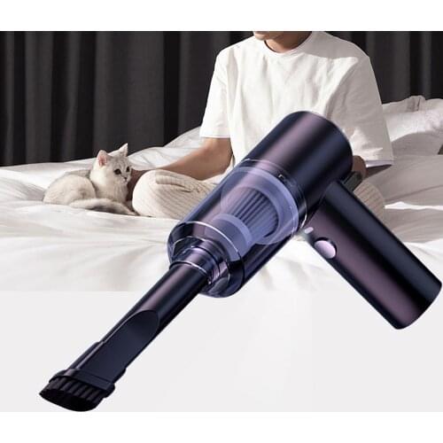 Handheld Vacuum Cleaner Cordless Rechargeable Car Cleaner High Power with Waterwashable Filter Home Office Car Interior Cleaning