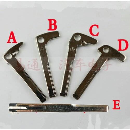 5PCS/lot Replacement Smart Blank Remote Car Fob Key Blade Insert for Mercedes Benz