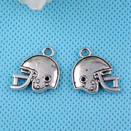 Vintage Silver Baseball Caps Charms Pendant For Jewelry Making Bracelet Necklace Crafts Accessories Findings Gift Hot Sale Z423