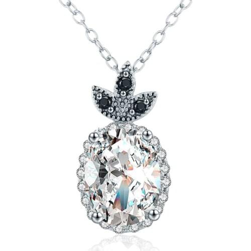 SODROV Romantic 2019 New Arrive 925 Sterling Silver Fine Jewelry Trendy Engagement necklaces & pendants for Women P044