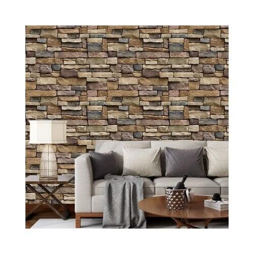 2020 Room Decor 3D PVC Brick Pattern Wall Stickers Modern Fashion Wallpapers Home Decor Kitchen Stickers Bedroom Wall Painting