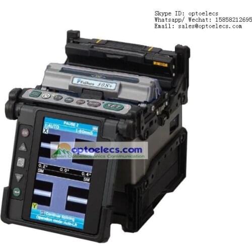 DHL Free Shipping 80S+ 80S plus Core Alignment fiber fusion splicer Optical Welding Machine with CT-08 cleaver English language