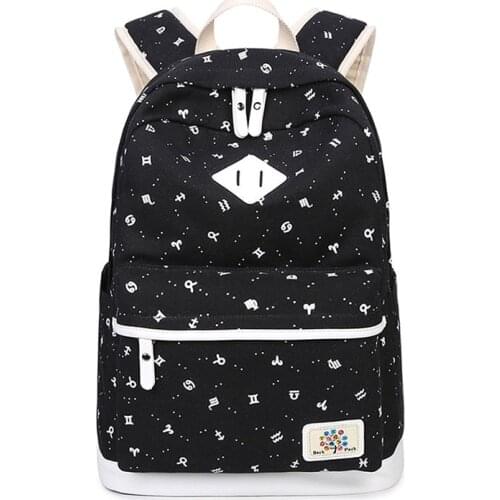 Canvas Backpack Back To School Bags Children Backpacks For Teenage Girls Fashion Backpack Women Schoolbag Feminine Backpacks
