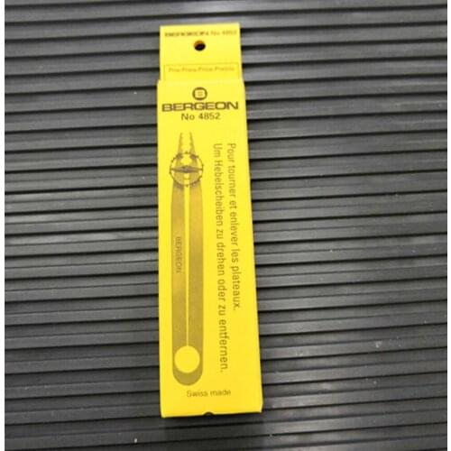 BERGEON 4852 watch movement maintenance tool Tweezers to turn and remove rollers Pinzas para girar Y sacar platillos