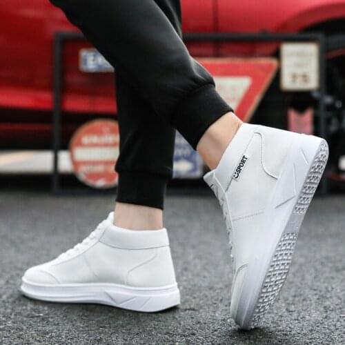 Small White Shoes Couple High Students Wild Mens Spring Tide Social Network Red With The Korean Trend Shoes