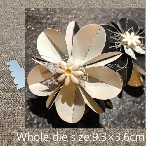 XLDesign Craft Metal Cutting Die cut dies Folding star flower decoration scrapbook Album Paper Card Craft Embossing die cuts