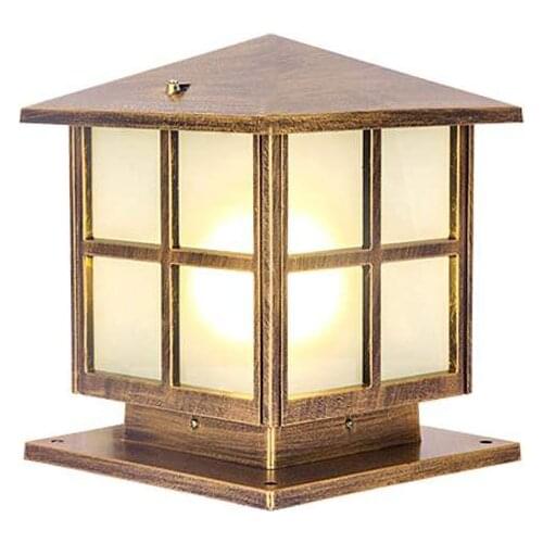 Column head lamp outdoor wall lamp garden lamp door post lamp villa courtyard wall head lamp waterproof gate lamp