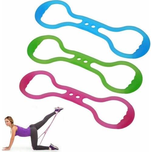 New Yoga Belts Yoga Booty Resistance Band Glutes Workout Training Exercise Brazilian Butt Lift Gym Sports Fitness Solid 2020