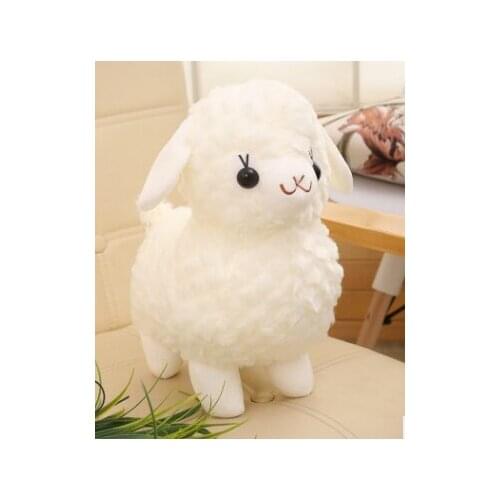 About 35cm cartoon alpaca plush toy lovely sheep soft doll throw pillow,birthday gift b0574
