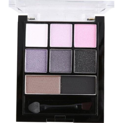 Portable 2 in 1 Eyebrow & Eyeshadow Powder Palette Eyeshadow Pallete Makeup Tool Kit for Women Professional Smooth Cosmetics