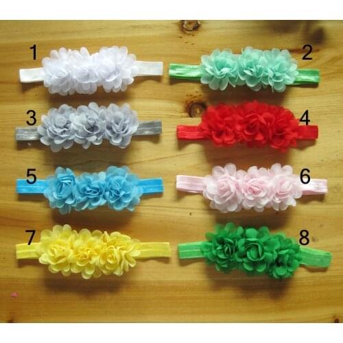 Baby headbands Baby Headwear Children Flower Infant Toddler Girl Headband Clips Hairband Hair Band Accessories