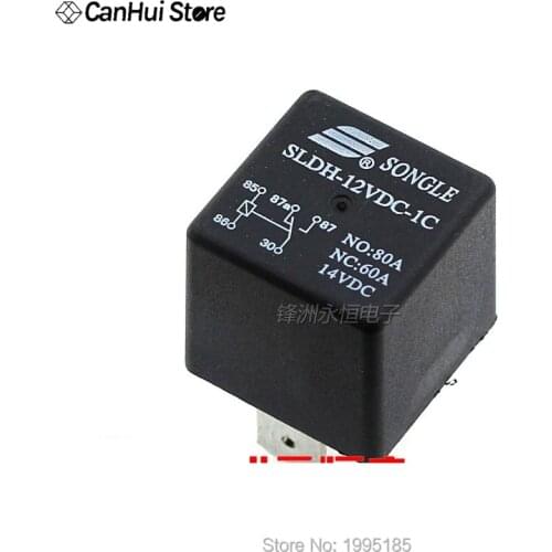Relay SLDH-12VDC-1C A Group Of 5 pin 60A14VDC Wide Pin Socket Type Components 12V Relay SLDH - 12VDC - 1C DIP5
