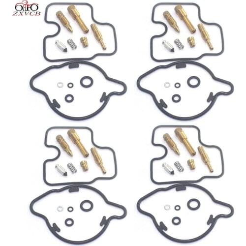 4set for CBR600F2 1991-1994 CBR 600 CBR600 F2 600F2 Motorcycle carburetor repair kit floating needle gasket
