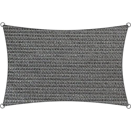 Grey Thicken Sun Shade Sail Outdoor ArcRectangle Shade Net Garden Terrace Canopy Swimming Yard Sail Beach Car Awning