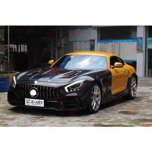 Z-ART GTR body kit for AMG GT GTS tuning body kit for AMG GT GTR car styling body kit AMG GT facelift body kit + engine bonnet