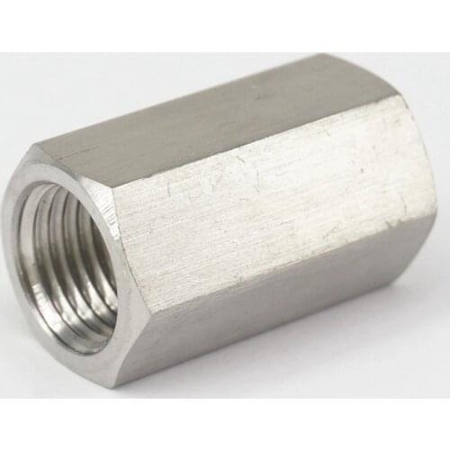 1/4" NPT Female Coupling 304 stainless steel long rod coupler hex Pipe Fitting Connector