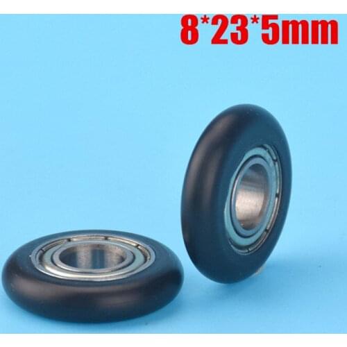 1pcs 8*23*5mm spherical cam, inner diameter 8mm, POM/ nylon 688ZZ bearing pulley for furniture / doors and window