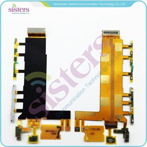 10PCS Wholesale Volume Key+Power on/off button+Microphone Flex Cable For Sony Xperia Z3 D6603 D6643 D6653 Free Shipping