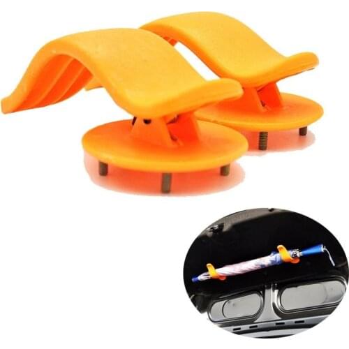 2PCS Car Trunk Organizer For Umbrella Mounting Bracket Umbrella Holder Auto Trunk Clip Storage Hook Car Accessories Interior