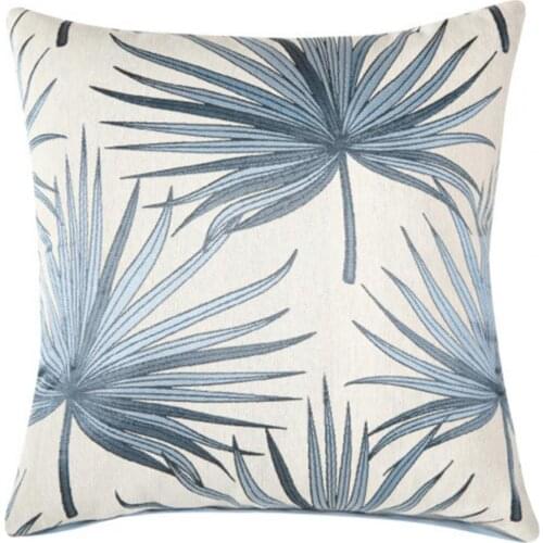 2021 Pillow Case Skin-friendly Plant Pattern Polyester Decorative Sofa Cushion Cover for Home Party Throw Pillow Cushion Cover