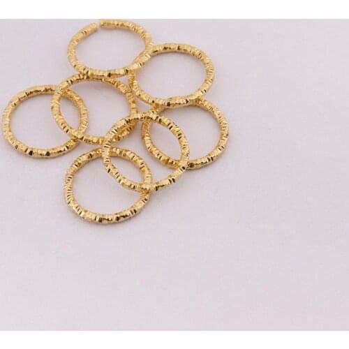 50/100pcs/lot 8/10/12/15/18 / 20mm Iron round twisted split ring DIY key metal ring fashion jewelry Making 7Colors