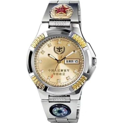 40mm diameter 1963 Pilot watch full steel quartz military Watches red star culture classic Top personality sports Men Watches