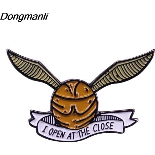 DZ73 Snitch Hard Enamel Pins Brooch Women Men Lapel Backpack Bags Badge Fashion Movie Jewelry Gifts