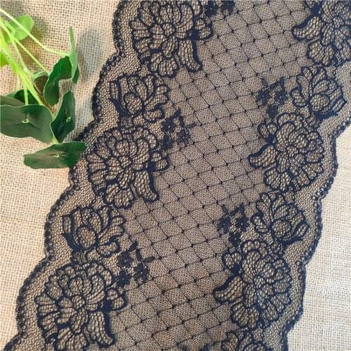 E3521 23cm African wide lace fabric for garment accessories