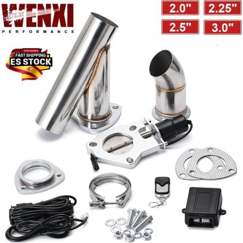 2.0" 2.25" 2.5" 3.0" Electric Stainless Exhaust Cutout Cut Out Dump Valve/switch with Remote control WX5295